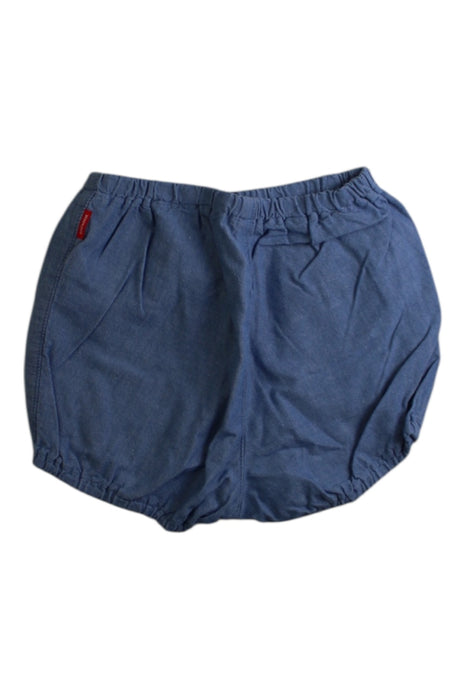 A Blue Bloomers from Miki House in size 6-12M for neutral. (Back View)
