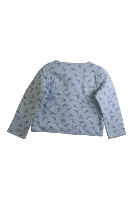 A Blue Buttoned Sweatshirts from Petit Bateau in size 12-18M for boy. (Back View)