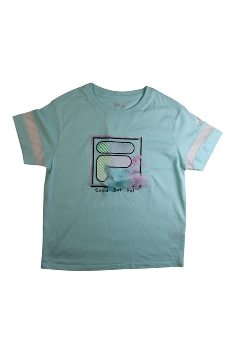 A Blue Short Sleeve T Shirts from Fila in size 10Y for girl. (Front View)
