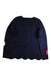 A Navy Long Sleeve Shirts from Jacadi in size 12Y for girl. (Back View)