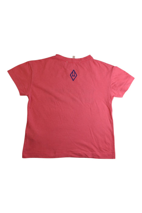 A Pink Short Sleeve T Shirts from The Animals Observatory in size 4T for boy. (Back View)
