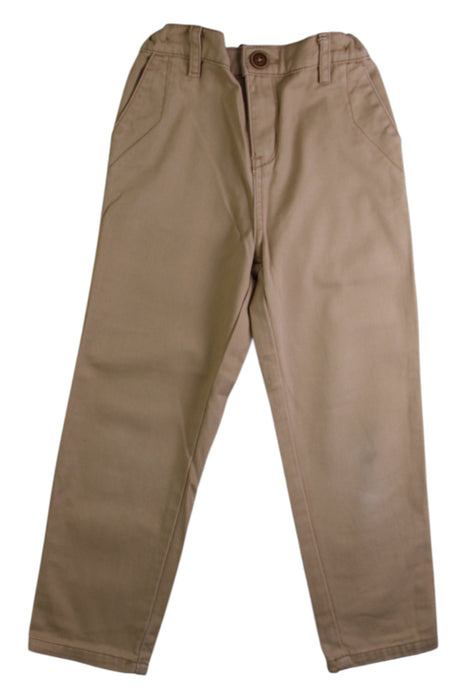 A Beige Casual Pants from Gingersnaps in size 4T for boy. (Front View)