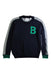 A Navy Knit Sweaters from Burberry in size 10Y for boy. (Front View)