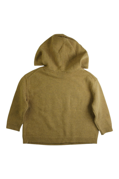 A Beige Hooded Sweatshirts from Caramel in size 3T for boy. (Back View)