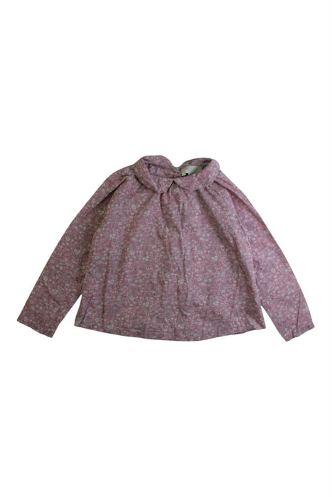 A Pink Long Sleeve Tops from Olivier London in size 2T for girl. (Front View)