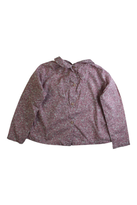 A Pink Long Sleeve Tops from Olivier London in size 2T for girl. (Back View)