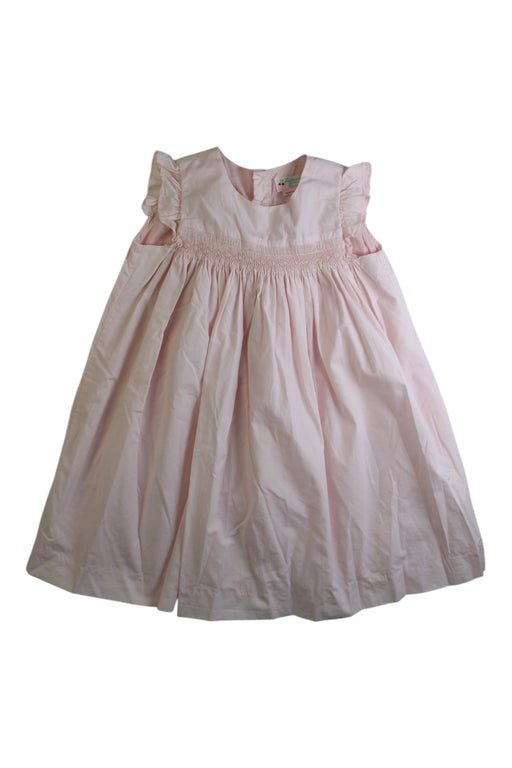 A Pink Sleeveless Dresses from Bonpoint in size 3T for girl. (Front View)