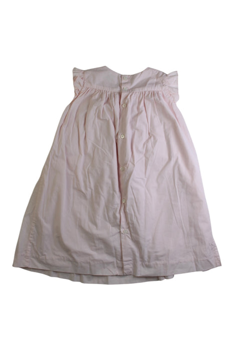 A Pink Sleeveless Dresses from Bonpoint in size 3T for girl. (Back View)