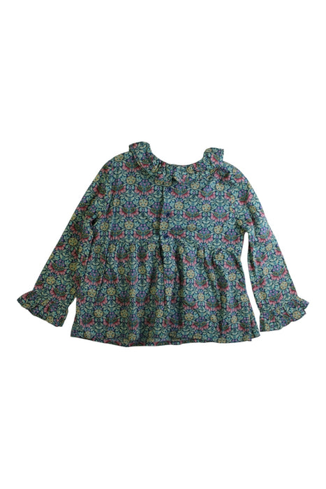 A Green Long Sleeve Tops from Bonpoint in size 4T for girl. (Back View)