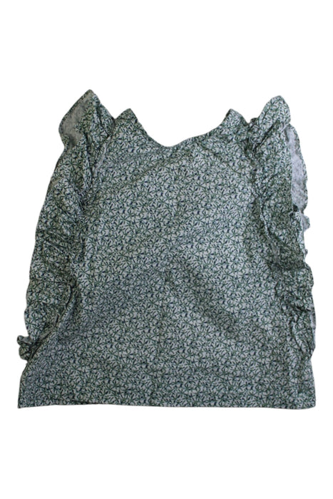 A Green Sleeveless Tops from Il Gufo in size 4T for girl. (Front View)