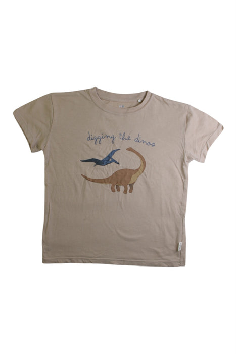A Beige Short Sleeve T Shirts from Konges Sløjd in size 2T for boy. (Front View)