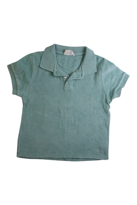 A Teal Short Sleeve Polos from Morley in size 3T for boy. (Front View)