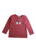 A Pink Long Sleeve Tops from Bonpoint in size 2T for girl. (Front View)