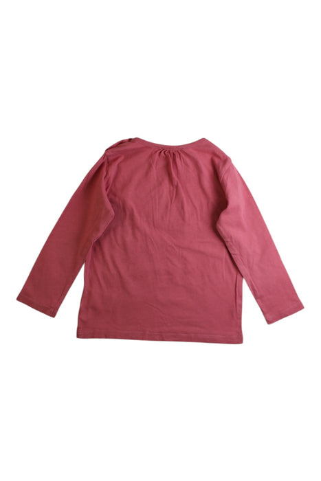 A Pink Long Sleeve Tops from Bonpoint in size 2T for girl. (Back View)