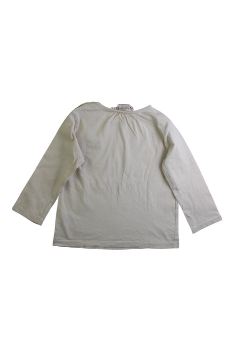 A Beige Long Sleeve Tops from Bonpoint in size 2T for girl. (Back View)