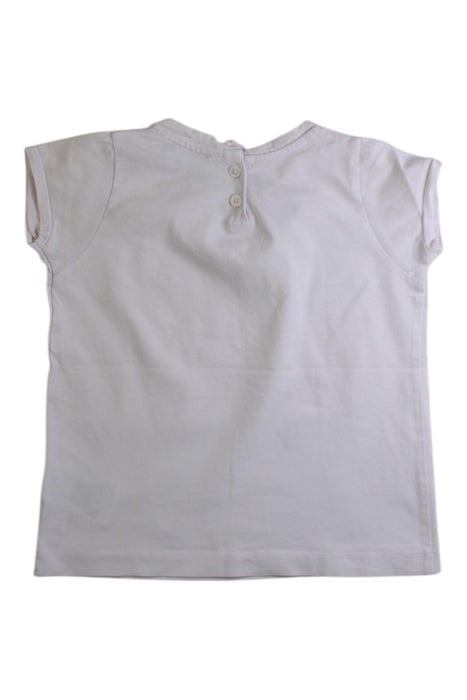 A Pink Short Sleeve T Shirts from Bonpoint in size 2T for girl. (Back View)