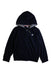 A Navy Hooded Sweatshirts from Petit Bateau in size 6T for boy. (Front View)