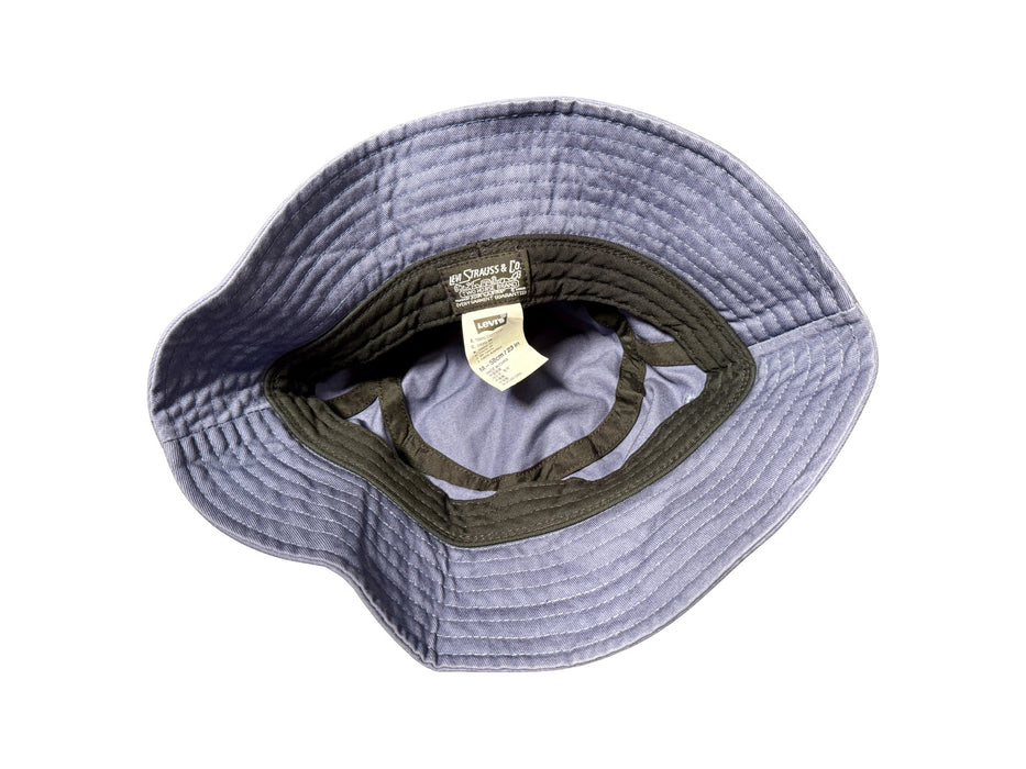 A Blue Sun Hats from Levi's in size 14Y for neutral. (Back View)