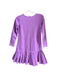 A Purple Long Sleeve Dresses from Polo Ralph Lauren in size 9Y for girl. (Back View)