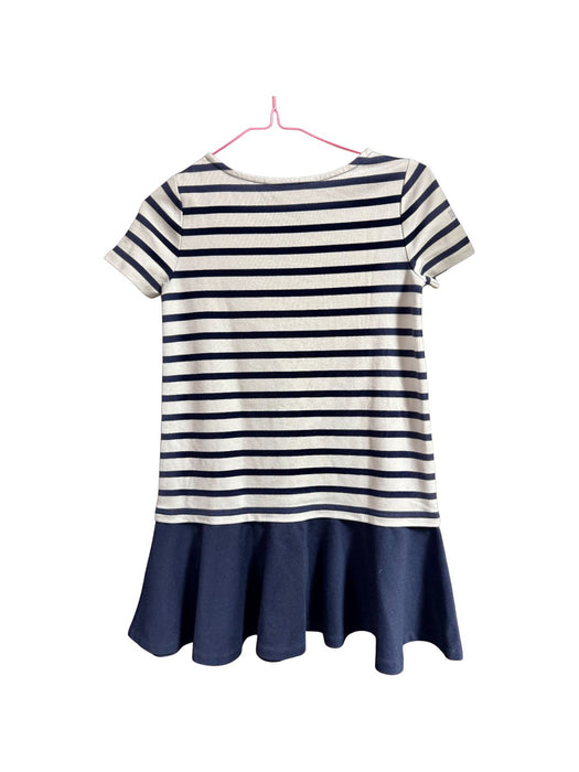 A Navy Short Sleeve Dresses from Polo Ralph Lauren in size 8Y for girl. (Back View)
