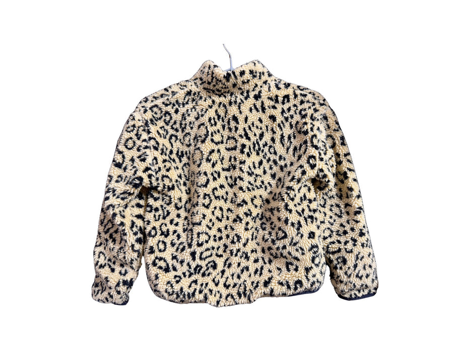 A Beige Zippered Sweatshirts from Polo Ralph Lauren in size 8Y for girl. (Back View)