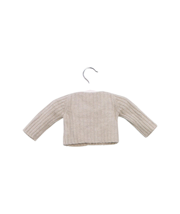 A Grey Cardigans from Bonpoint in size 0-3M for girl. (Back View)