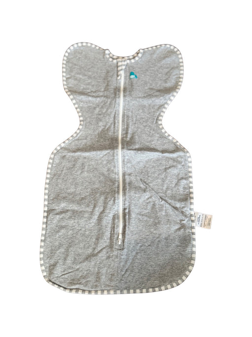 A Grey Swaddles from Love To Dream in size 3-6M for neutral. (Front View)