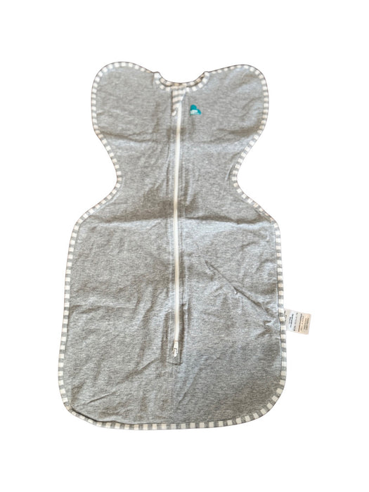 A Grey Swaddles from Love To Dream in size 3-6M for neutral. (Front View)