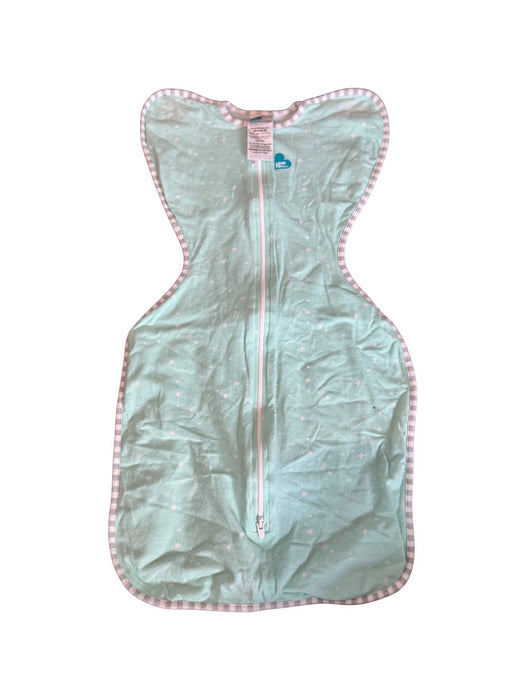A Green Swaddles from Love To Dream in size 3-6M for neutral. (Front View)