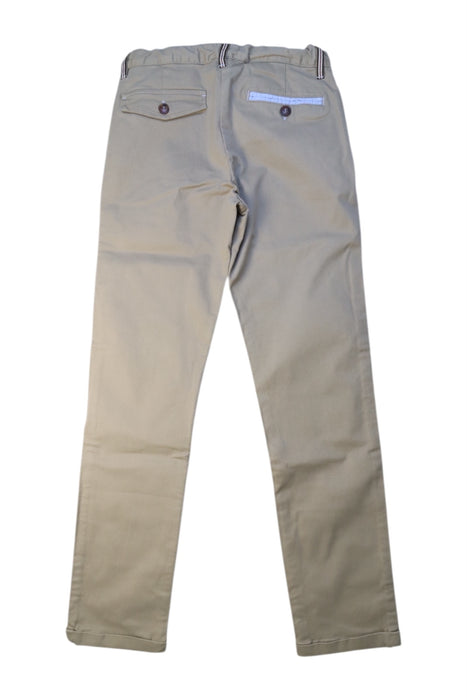 A Beige Casual Pants from Velveteen in size 10Y for boy. (Back View)