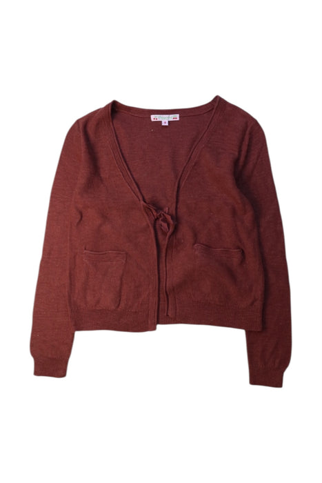 A Brown Cardigans from Bonpoint in size 8Y for boy. (Front View)