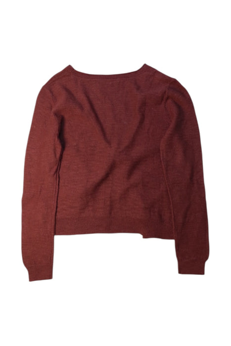 A Brown Cardigans from Bonpoint in size 8Y for boy. (Back View)