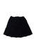 A Black Mid Skirts from Pom Ponette in size 7Y for girl. (Back View)