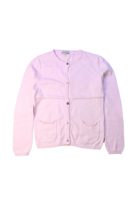 A Pink Cardigans from Paul Smith in size 6T for girl. (Front View)