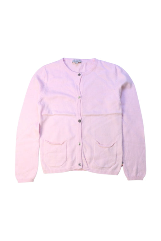 A Pink Cardigans from Paul Smith in size 6T for girl. (Front View)