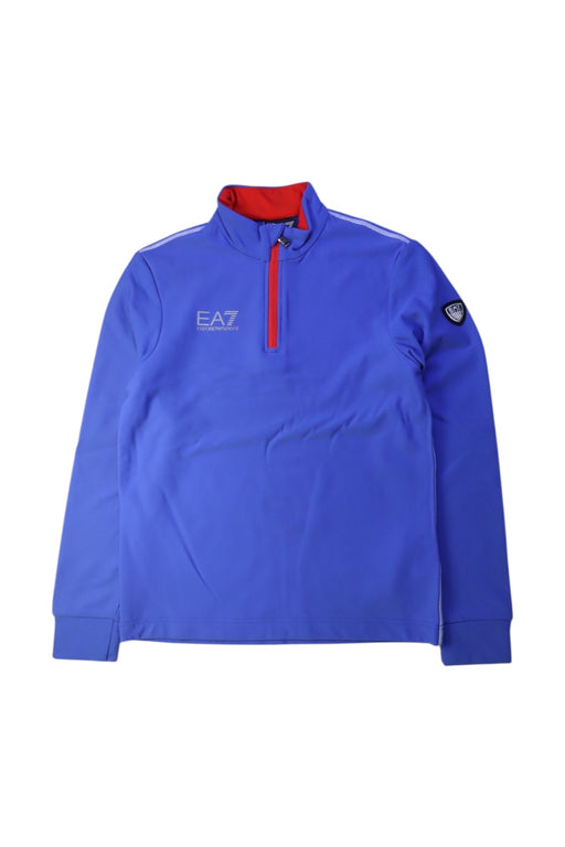 A Blue Active Tops from Emporio Armani in size 10Y for boy. (Front View)