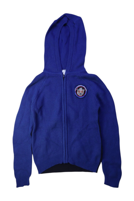 A Blue Hooded Sweatshirts from Little Marc Jacobs in size 8Y for boy. (Front View)