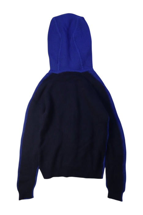 A Blue Hooded Sweatshirts from Little Marc Jacobs in size 8Y for boy. (Back View)