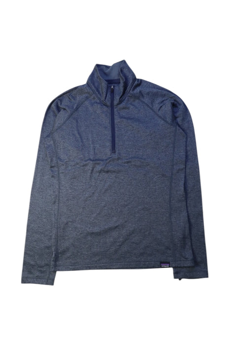 A Navy Active Tops from Patagonia in size 10Y for neutral. (Front View)