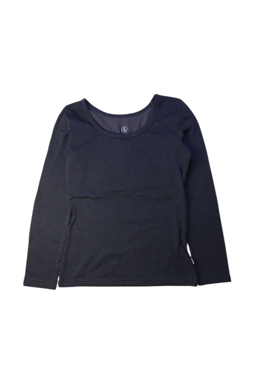 A Black Long Sleeve Tops from Aigle in size 14Y for girl. (Front View)