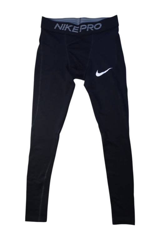 A Black Active Pants from Nike in size 14Y for neutral. (Front View)