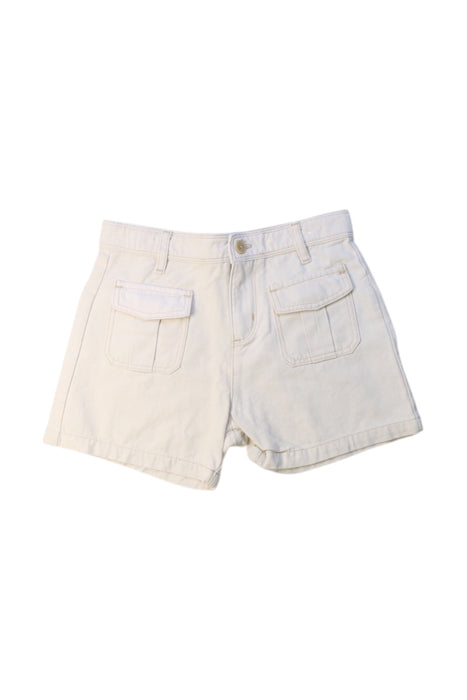 A Ivory Shorts from Gingersnaps in size 10Y for girl. (Front View)
