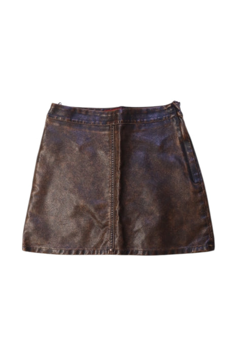 A Brown Short Skirts from Monnalisa in size 8Y for girl. (Front View)