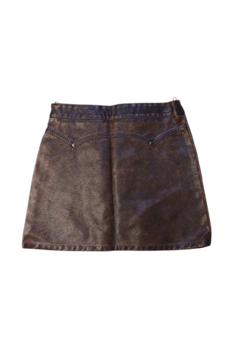 A Brown Short Skirts from Monnalisa in size 8Y for girl. (Back View)