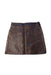 A Brown Short Skirts from Monnalisa in size 8Y for girl. (Back View)