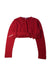 A Red Cardigans from Monnalisa in size 10Y for girl. (Front View)
