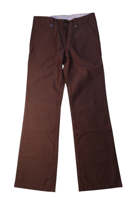 A Brown Casual Pants from Bonpoint in size 10Y for girl. (Front View)