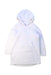 A White Hooded Sweatshirts from The North Face in size 7Y for girl. (Front View)