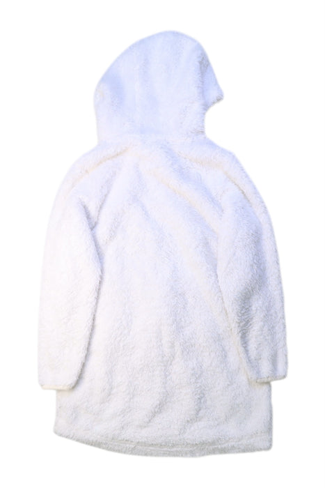 A White Hooded Sweatshirts from The North Face in size 7Y for girl. (Back View)