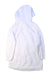 A White Hooded Sweatshirts from The North Face in size 7Y for girl. (Back View)